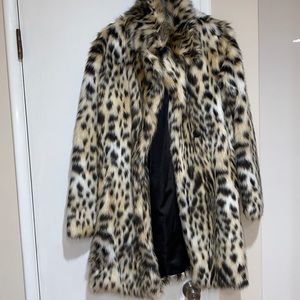 Leopard Faux Fur Coat